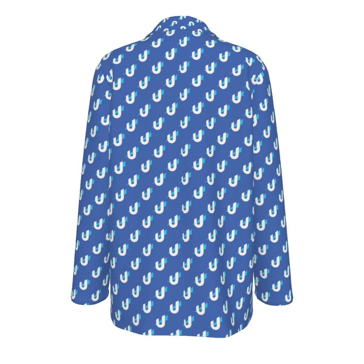 Unstoppable Domains Print Blue Leisure Blazer | 245GSM Cotton