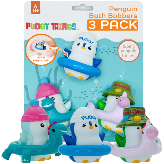 Penguin Bath Bobbers, Bath Toy for Babies and Toddlers, 6+ Months, Set of 3